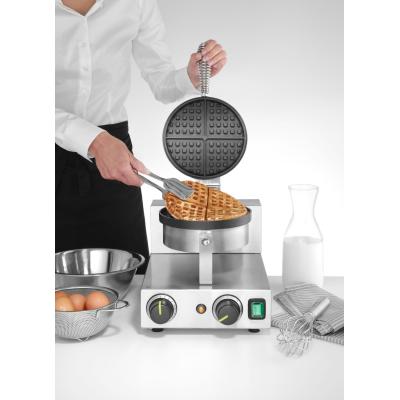Kulatý vaflovač na belgické vafle, HENDI, 230V/1000W, 250x491x(H)285mm | 212172